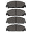 Dynamite Friction 1551-2477-00 Disc Brake Pad Set - Front