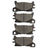 Dynamite Friction 1551-2497-00 Disc Brake Pad Set - Front