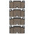 Dynamite Friction 1551-2498-00 Disc Brake Pad Set - Front