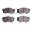Dynamite Friction 1552-0389-00 Disc Brake Pad Set - Front