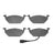 Dynamite Friction 1552-0768-00 Disc Brake Pad Set - Front