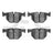 Dynamite Friction 1552-1042-00 Disc Brake Pad Set - Rear