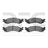 Dynamite Friction 1552-1158-00 Disc Brake Pad Set - Front