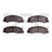 Dynamite Friction 1552-1159-00 Disc Brake Pad Set - Front