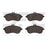 Dynamite Friction 1552-1340-00 Disc Brake Pad Set - Front