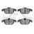 Dynamite Friction 1552-1341-10 Disc Brake Pad Set - Rear