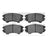 Dynamite Friction 1552-1404-00 Disc Brake Pad Set - Front