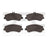 Dynamite Friction 1552-1406-00 Disc Brake Pad Set - Front