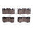 Dynamite Friction 1552-1426-00 Disc Brake Pad Set - Front