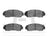 Dynamite Friction 1552-1521-00 Disc Brake Pad Set - Front