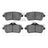 Dynamite Friction 1552-1630-00 Disc Brake Pad Set - Rear