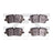 Dynamite Friction 1552-1692-00 Disc Brake Pad Set - Rear