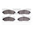 Dynamite Friction 1552-1723-00 Disc Brake Pad Set - Front