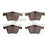 Dynamite Friction 1552-1751-00 Disc Brake Pad Set - Front