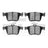 Dynamite Friction 1552-1761-00 Disc Brake Pad Set - Rear