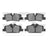 Dynamite Friction 1552-1800-00 Disc Brake Pad Set - Rear