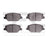 Dynamite Friction 1552-1886-00 Disc Brake Pad Set - Front