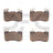 Dynamite Friction 1552-2145-00 Disc Brake Pad Set - Front