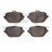 Dynamite Friction 1552-2193-00 Disc Brake Pad Set - Rear