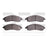 Dynamite Friction 1553-1019-00 Disc Brake Pad Set - Front