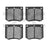 Dynamite Friction 1600-0330-00 Disc Brake Pad Set - Front