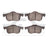 Dynamite Friction 1600-0794-00 Disc Brake Pad Set - Front