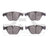 Dynamite Friction 1600-0918-10 Disc Brake Pad Set - Front