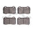 Dynamite Friction 1600-1053-00 Disc Brake Pad Set - Rear