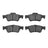 Dynamite Friction 1600-1122-00 Disc Brake Pad Set - Rear