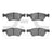 Dynamite Friction 1600-1123-00 Disc Brake Pad Set - Front