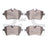 Dynamite Friction 1600-1204-00 Disc Brake Pad Set - Front