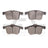 Dynamite Friction 1600-1257-00 Disc Brake Pad Set - Front