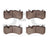 Dynamite Friction 1600-1291-00 Disc Brake Pad Set - Front
