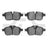 Dynamite Friction 1600-1433-00 Disc Brake Pad Set - Rear