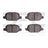 Dynamite Friction 1600-1569-00 Disc Brake Pad Set - Rear