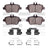 Dynamite Friction 1600-1646-02 Disc Brake Pad Set - Rear