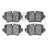 Dynamite Friction 1600-1752-00 Disc Brake Pad Set - Rear