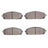 Dynamite Friction 1600-1843-00 Disc Brake Pad Set - Front
