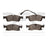 Dynamite Friction 1600-1904-20 Disc Brake Pad Set - Front