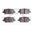 Dynamite Friction 1600-1914-00 Disc Brake Pad Set - Rear