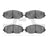 Dynamite Friction 1600-2074-00 Disc Brake Pad Set - Front