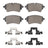 Dynamite Friction 1600-2364-02 Disc Brake Pad Set - Rear