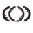 Dynamite Friction 1901-0310-00 Drum Brake Shoe - Front or Rear