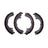 Dynamite Friction 1901-0530-00 Drum Brake Shoe - Rear