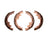 Dynamite Friction 1901-0704-00 Drum Brake Shoe - Rear