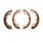 Dynamite Friction 1901-0709-00 Drum Brake Shoe - Rear
