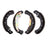 Dynamite Friction 1901-0751-10 Drum Brake Shoe - Rear