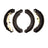 Dynamite Friction 1901-1004-10 Drum Brake Shoe - Rear