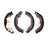 Dynamite Friction 1901-1010-10 Drum Brake Shoe - Rear