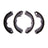 Dynamite Friction 1901-1052-00 Drum Brake Shoe - Rear